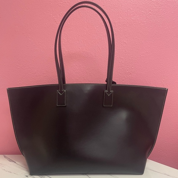 Burberry TB Monogram Leather Tote - Picture 2 of 8